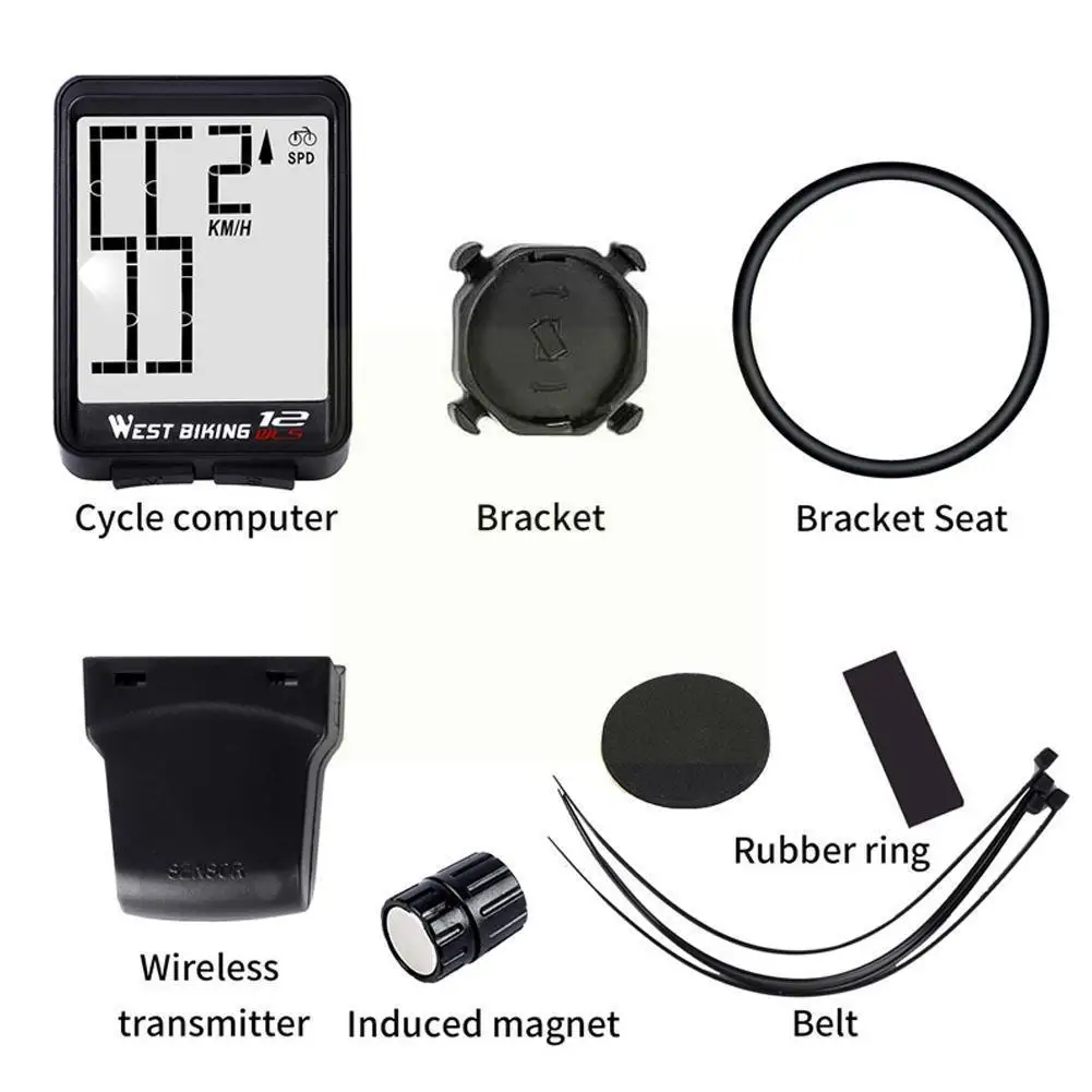 Speedometer Bike Wireless Large-character Code Table Waterproof Mtb Computer Stopwatch Speedometer Cycling Odometer Display A2e3
Speedometer Bike Wireless Large-character Code Table Waterproof Mtb Computer Stopwatch Speedometer Cycling Odometer Display A2e3