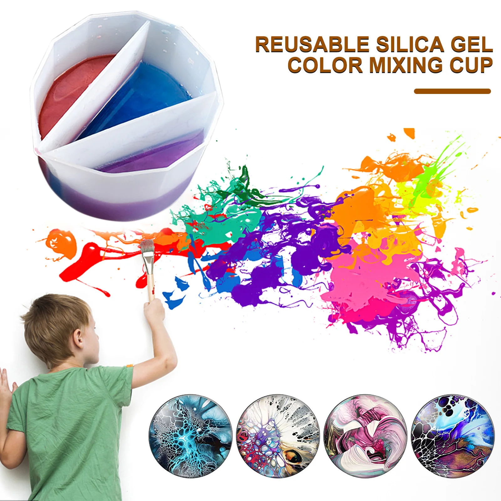 Split Color Mixing Cups for Paints 2/3/4/5 Channels Pouring Cup Acrylic Paint Pour Cup Color Dividers Painting Art Tools
Split Color Mixing Cups for Paints 2/3/4/5 Channels Pouring Cup Acrylic Paint Pour Cup Color Dividers Painting Art Tools