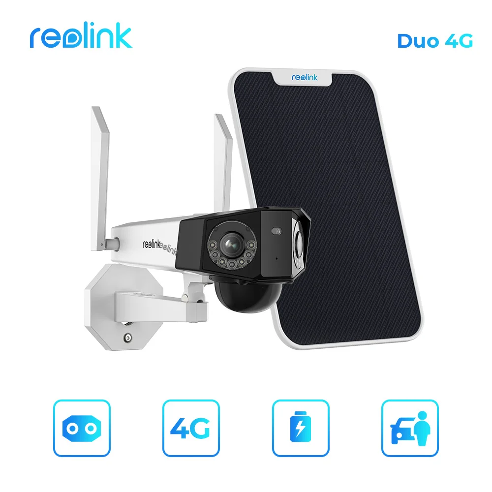 Камера видеонаблюдения Reolink Duo, 4G, Sim-карта, LTE, 4 МП, наружная, цветная, ночное видение, батарея/солнечная батарея, датчик обнаружения человека/...
Камера видеонаблюдения Reolink Duo, 4G, Sim-карта, LTE, 4 МП, наружная, цветная, ночное видение, батарея/солнечная батарея, датчик обнаружения человека/...