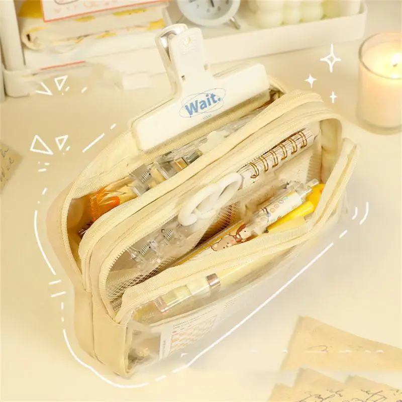 Fashion Pencil Case Multilayer Storage Box Edge Thickening High Capacity Pencil Bag Students Supplies Simplicity Stationery Box
Fashion Pencil Case Multilayer Storage Box Edge Thickening High Capacity Pencil Bag Students Supplies Simplicity Stationery Box