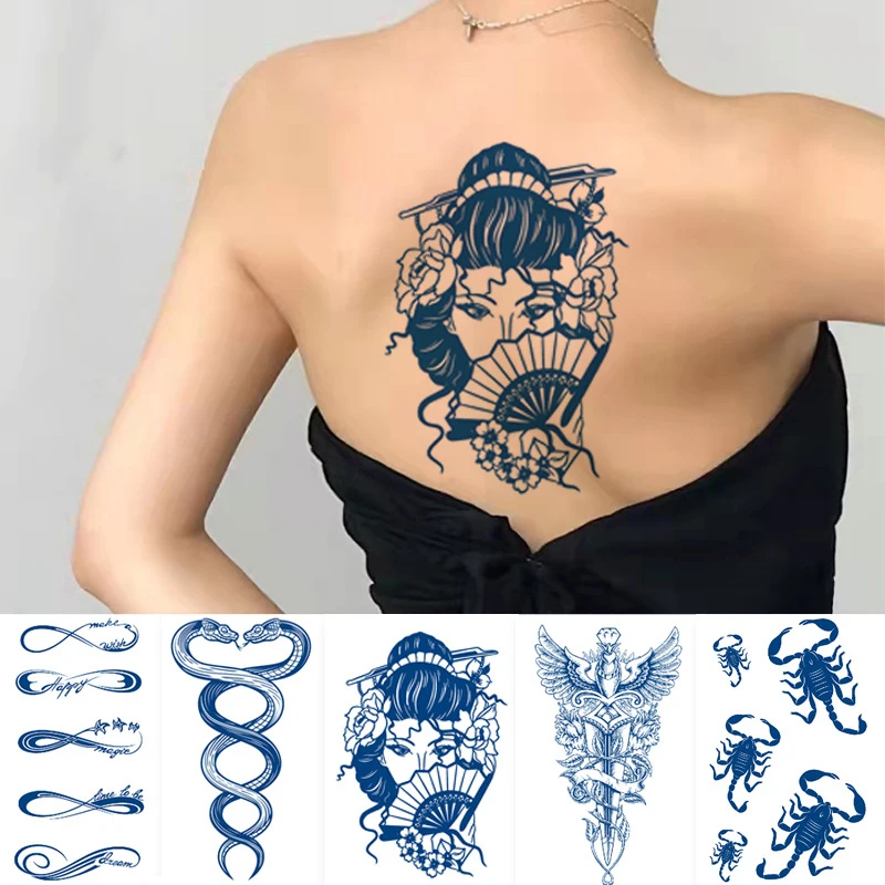 Temporary Tattoos For Men And Women, Animal Series Juice Tattoos, Waterproof And Sweat-proof Small Totem Tattoos 
Temporary Tattoos For Men And Women, Animal Series Juice Tattoos, Waterproof And Sweat-proof Small Totem Tattoos