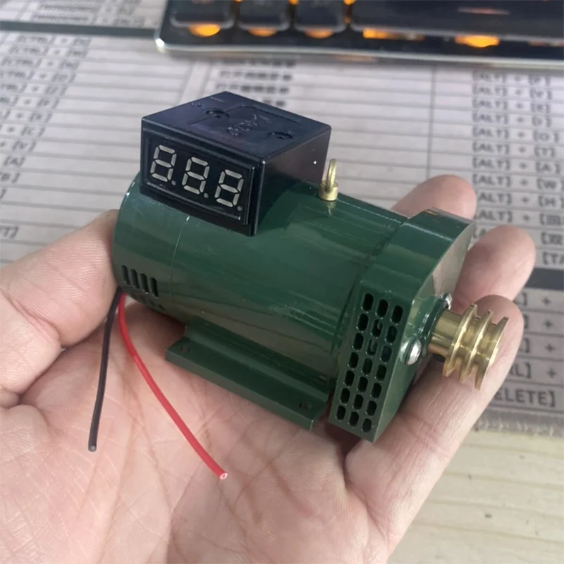 Mini Generator Model Simulation Methanol Gasoline Engine Model Can Start All Metal RC Engine 12v with Digital Display Table
Mini Generator Model Simulation Methanol Gasoline Engine Model Can Start All Metal RC Engine 12v with Digital Display Table