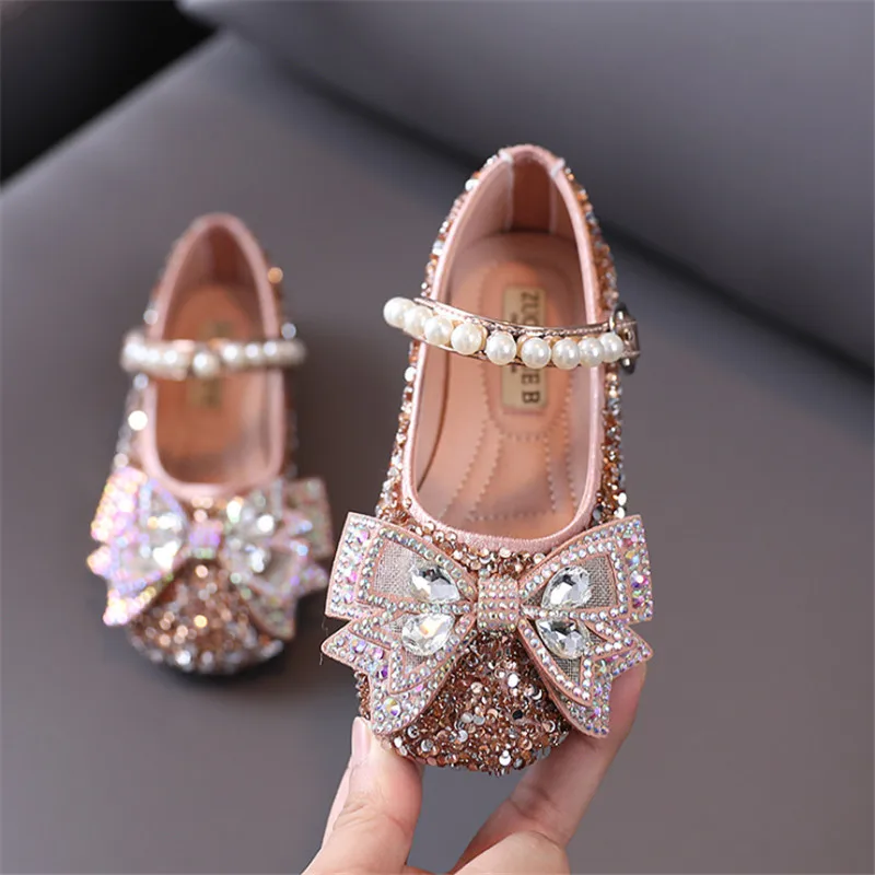 2020 New Kids Shoes For Girls Pearl Rhinestone Princess Shoes Soft Sole Cute Bow-knot Fashion Children Shoes
2020 New Kids Shoes For Girls Pearl Rhinestone Princess Shoes Soft Sole Cute Bow-knot Fashion Children Shoes