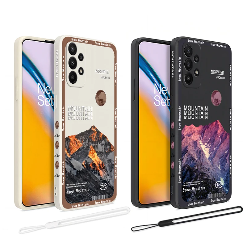Snow Mountain Phone Case For Samsung A73 A53 A50 A12 A22 A52 A52S A51 A72 A71 A32 A20 A21S A11 5G Silicone Cover with Strap
Snow Mountain Phone Case For Samsung A73 A53 A50 A12 A22 A52 A52S A51 A72 A71 A32 A20 A21S A11 5G Silicone Cover with Strap