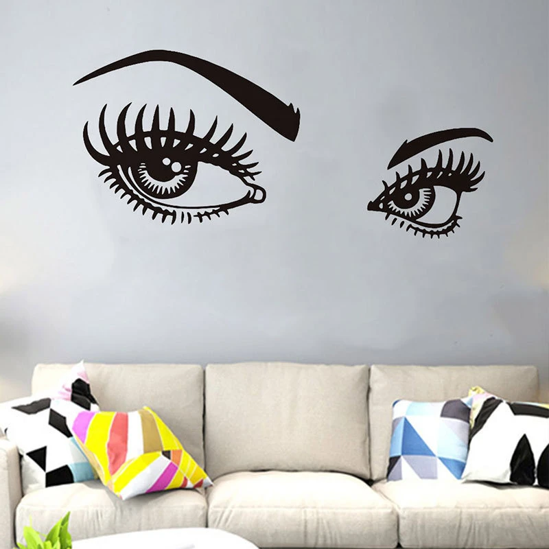 2020 New Arrivels Beautiful Eyelashes Eye Vinyl Wall Sticker Decal Modern Home Decor Art Salon Girls Eyes Eyebrows Wall Decals
2020 New Arrivels Beautiful Eyelashes Eye Vinyl Wall Sticker Decal Modern Home Decor Art Salon Girls Eyes Eyebrows Wall Decals