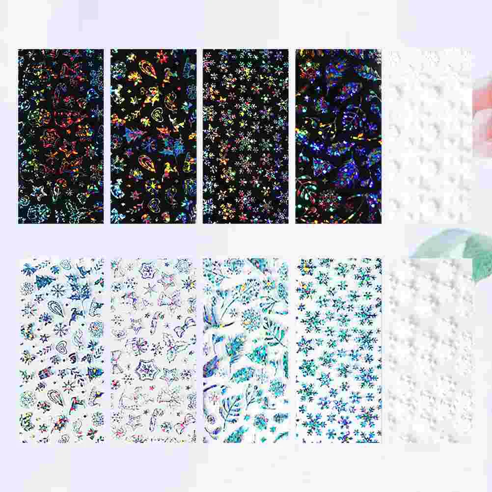 3 Sheet Nail Foil Transfer Stickers Christmas Manicures Stickers Coffin False Nails DIY Nail Sticker Decals 
3 Sheet Nail Foil Transfer Stickers Christmas Manicures Stickers Coffin False Nails DIY Nail Sticker Decals