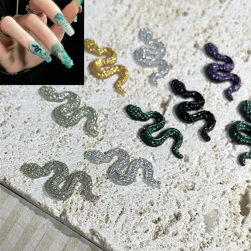 30pcs 3D Mini Resin Snake Ornament Nail Accessories Glitter Luxury Alloy 2023 Designer Charms Jewelry For Nail Art New Year Deco
30pcs 3D Mini Resin Snake Ornament Nail Accessories Glitter Luxury Alloy 2023 Designer Charms Jewelry For Nail Art New Year Deco