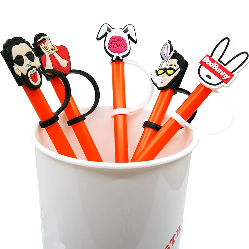 1PCS PVC Straw Charms Fashion Design Super Star Straw Toppers Airtight Dust Cap Splash Proof Drinking Straw Cover Fit Cup Decor
1PCS PVC Straw Charms Fashion Design Super Star Straw Toppers Airtight Dust Cap Splash Proof Drinking Straw Cover Fit Cup Decor