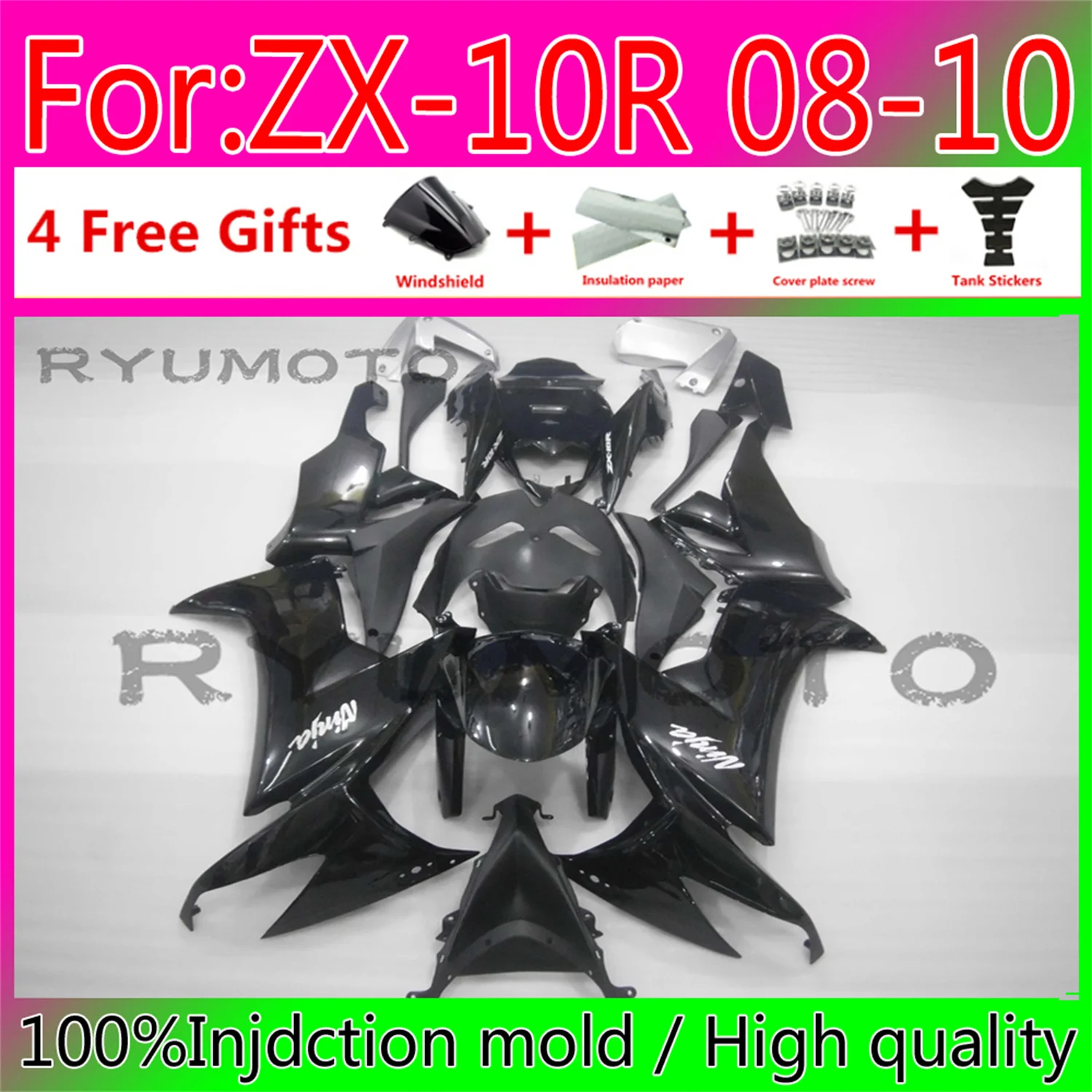 New ABS Motorcycle Whole Fairings Kit For Kawasaki ZX10R 2008 2009 2010 Kawasaki ZX10R 08 09 10 Bodywork Fairing
New ABS Motorcycle Whole Fairings Kit For Kawasaki ZX10R 2008 2009 2010 Kawasaki ZX10R 08 09 10 Bodywork Fairing