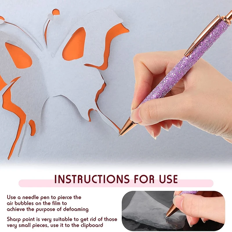 3 Pieces Air Release Weeding Pen Vinyl Installation Pen Weeding Tool Glitter Fine Point Weeding Pin Pen ( Glitter Style)
3 Pieces Air Release Weeding Pen Vinyl Installation Pen Weeding Tool Glitter Fine Point Weeding Pin Pen ( Glitter Style)
