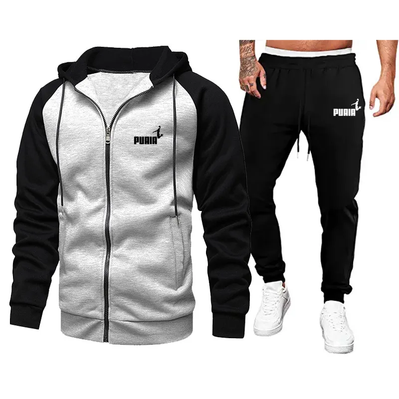 2022 Men's Tracksuits Winter Zipper Jacket+Jogging Pants 2 Piece Set Male Casual Hooded Sportswear Sets Autumn Gyms Sweat Suits
2022 Men's Tracksuits Winter Zipper Jacket+Jogging Pants 2 Piece Set Male Casual Hooded Sportswear Sets Autumn Gyms Sweat Suits