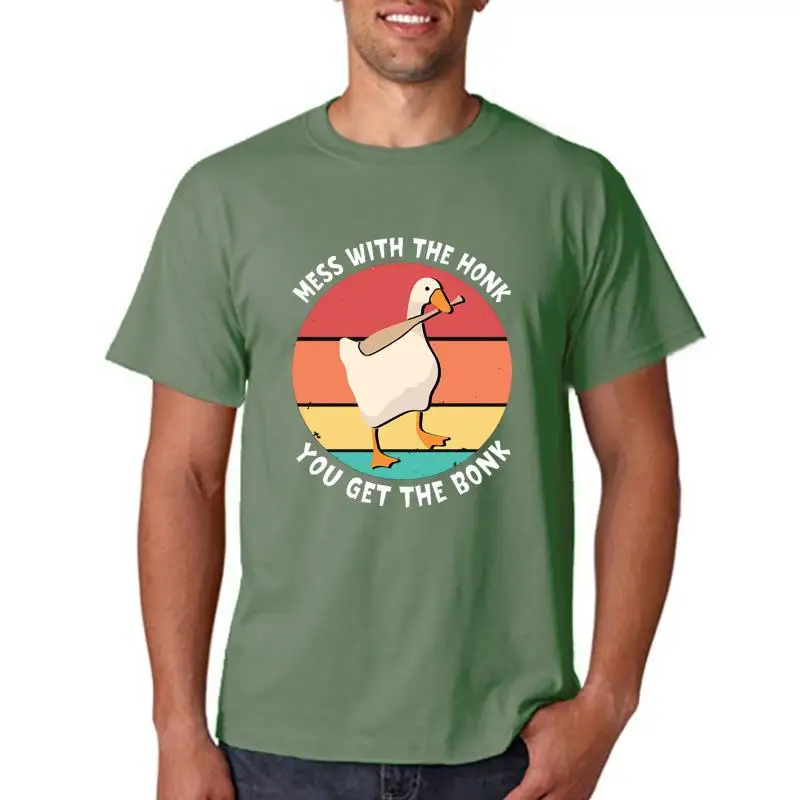Untitled Goose Game Mess with The Honk You Get The Bonk Japanese Summer Cotton Loose Teenr Sports T-shirt Fun Goose Print
Untitled Goose Game Mess with The Honk You Get The Bonk Japanese Summer Cotton Loose Teenr Sports T-shirt Fun Goose Print