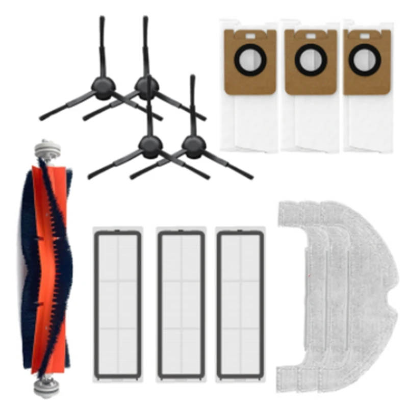 1Set For Dreame Bot Z10 Pro Robot Vacuum Cleaner Spare Parts Dust Bag HEPA Filter Side Brush Main Brush Mop Cloths
1Set For Dreame Bot Z10 Pro Robot Vacuum Cleaner Spare Parts Dust Bag HEPA Filter Side Brush Main Brush Mop Cloths