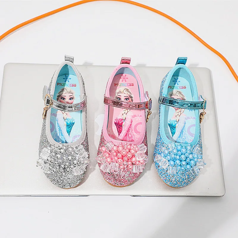Disney girls princess shoes baby shoes little girl flat spring autumn new leather shoes children cartoon frozen crystal shoes
Disney girls princess shoes baby shoes little girl flat spring autumn new leather shoes children cartoon frozen crystal shoes