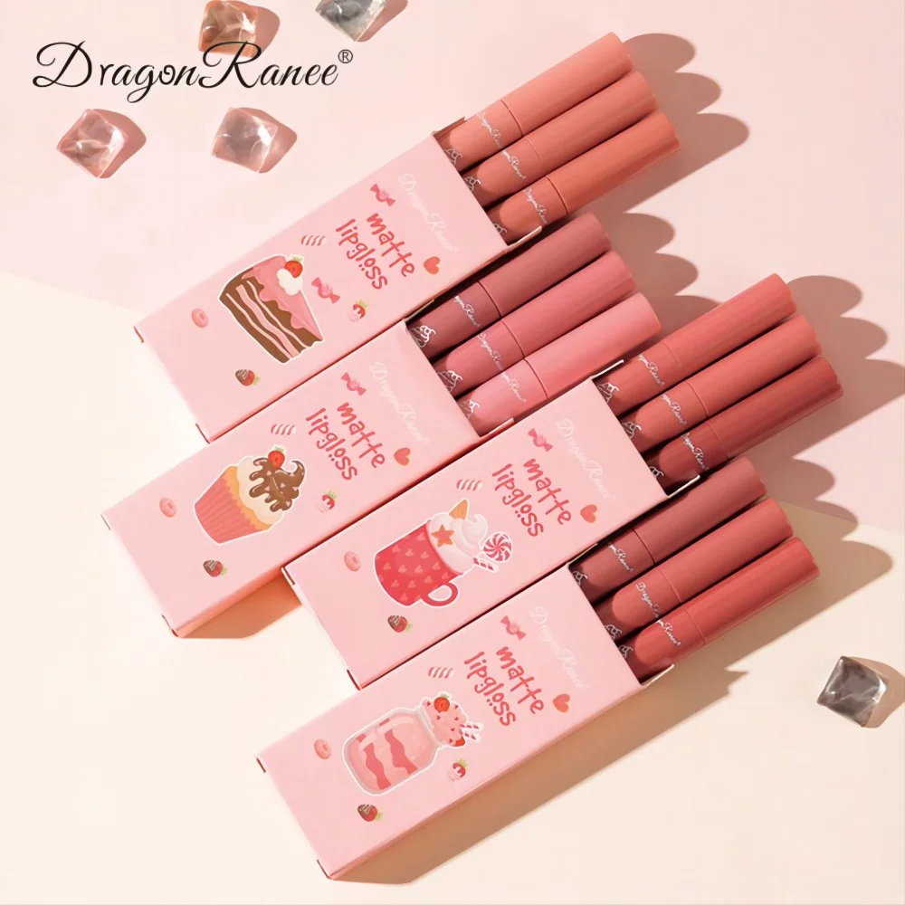 3PCS/Set Velvet Matte Lip Gloss Set Matte Long Lasting Waterproof Lipstick Kit Nourish Moisturizing Professional Lip Makeup Gift
3PCS/Set Velvet Matte Lip Gloss Set Matte Long Lasting Waterproof Lipstick Kit Nourish Moisturizing Professional Lip Makeup Gift