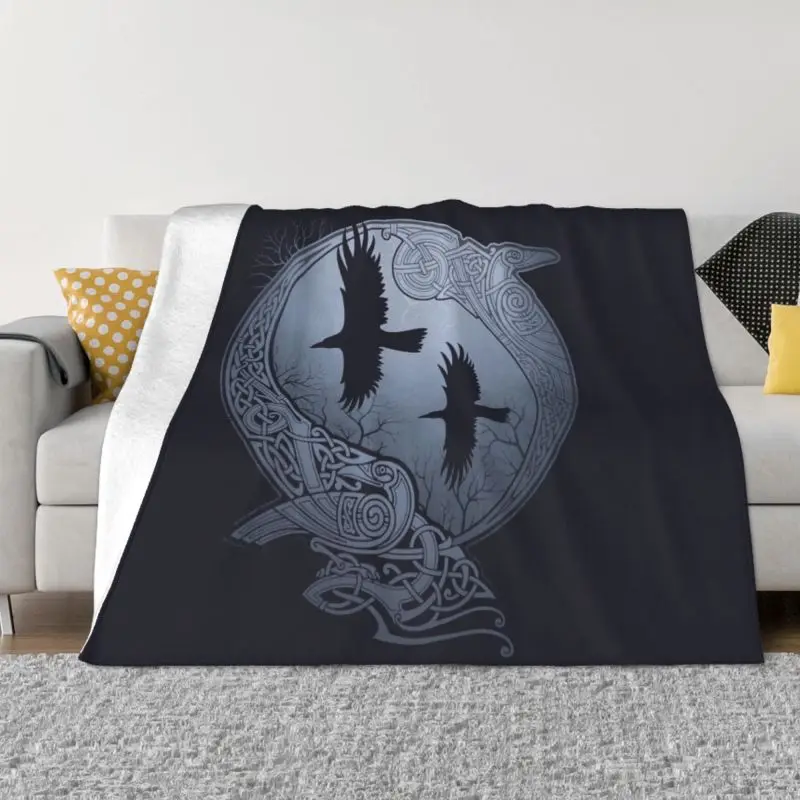 Одеяло Odin Ravens s, теплый фланелевый плед Викинг норвежский Huginn и Muninn для кровати, Дорожный Коврик
Одеяло Odin Ravens s, теплый фланелевый плед Викинг норвежский Huginn и Muninn для кровати, Дорожный Коврик