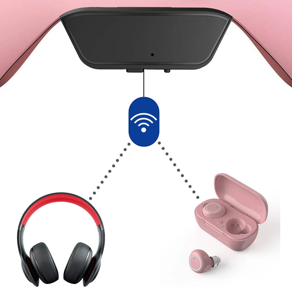 Audio Transmitter for Xbox One Wireless Controller Stereo Headset Adapter Bluetooth-compatible Gamepad Sound Enhancer Headphone
Audio Transmitter for Xbox One Wireless Controller Stereo Headset Adapter Bluetooth-compatible Gamepad Sound Enhancer Headphone