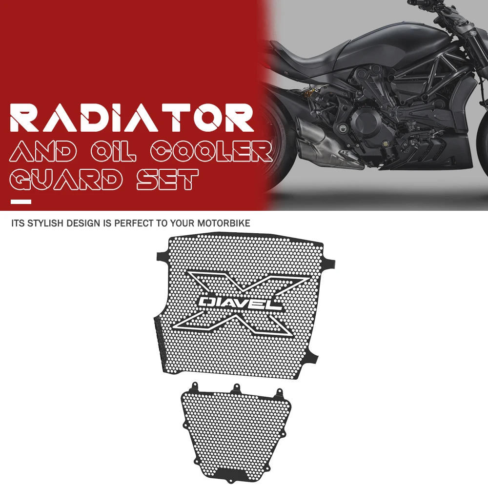 Radiator And Oil Cooler Guard Set For Ducati XDiavel Dark / S / Nera Black Star 2016 2017 2018 2019 2020 2021 2022 2023 2024
Radiator And Oil Cooler Guard Set For Ducati XDiavel Dark / S / Nera Black Star 2016 2017 2018 2019 2020 2021 2022 2023 2024