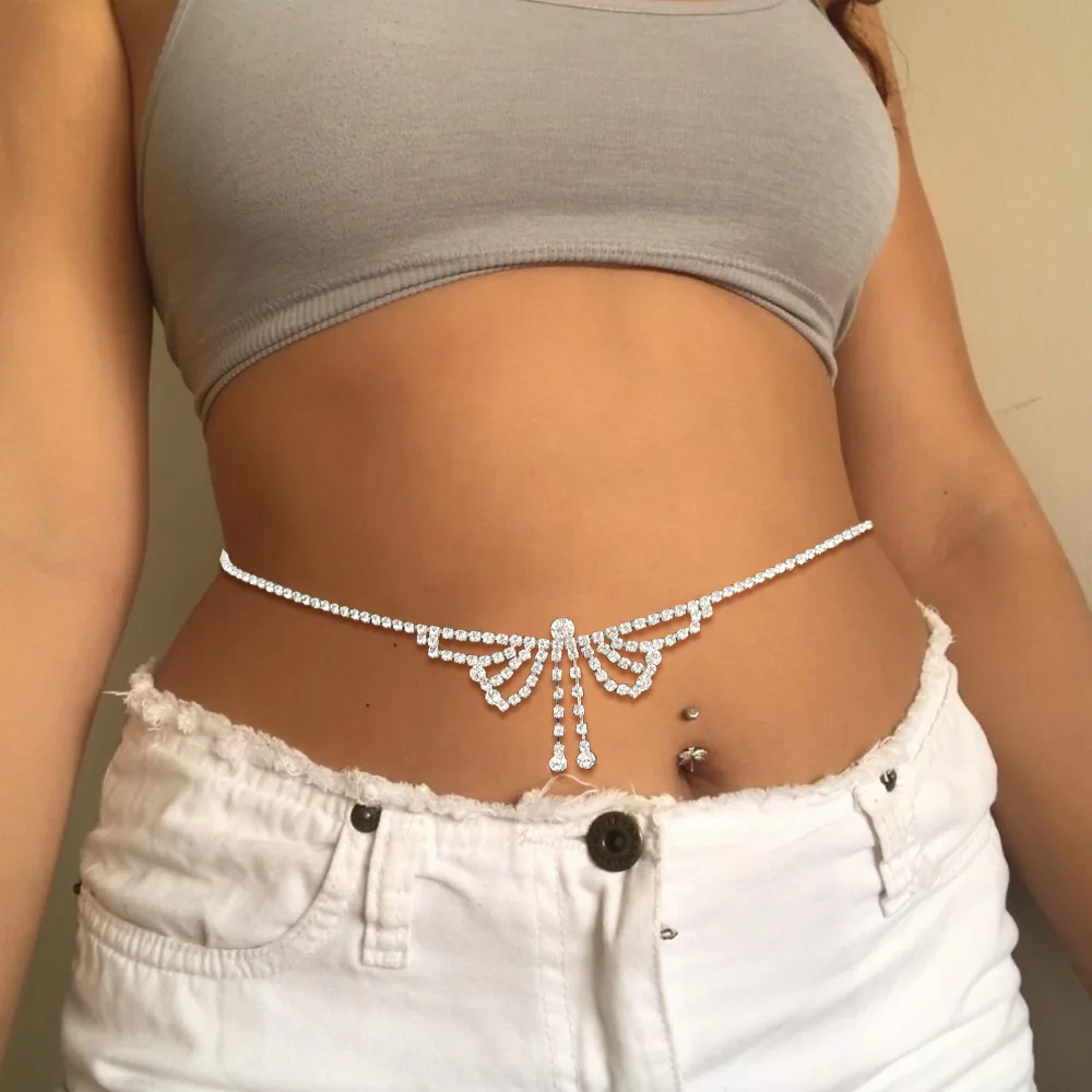 Sexy Pendant Butterfly Waist Chain Fashion Hollow Insect Element Rhinestone Waist Chain Zircon Tassels For Women
Sexy Pendant Butterfly Waist Chain Fashion Hollow Insect Element Rhinestone Waist Chain Zircon Tassels For Women