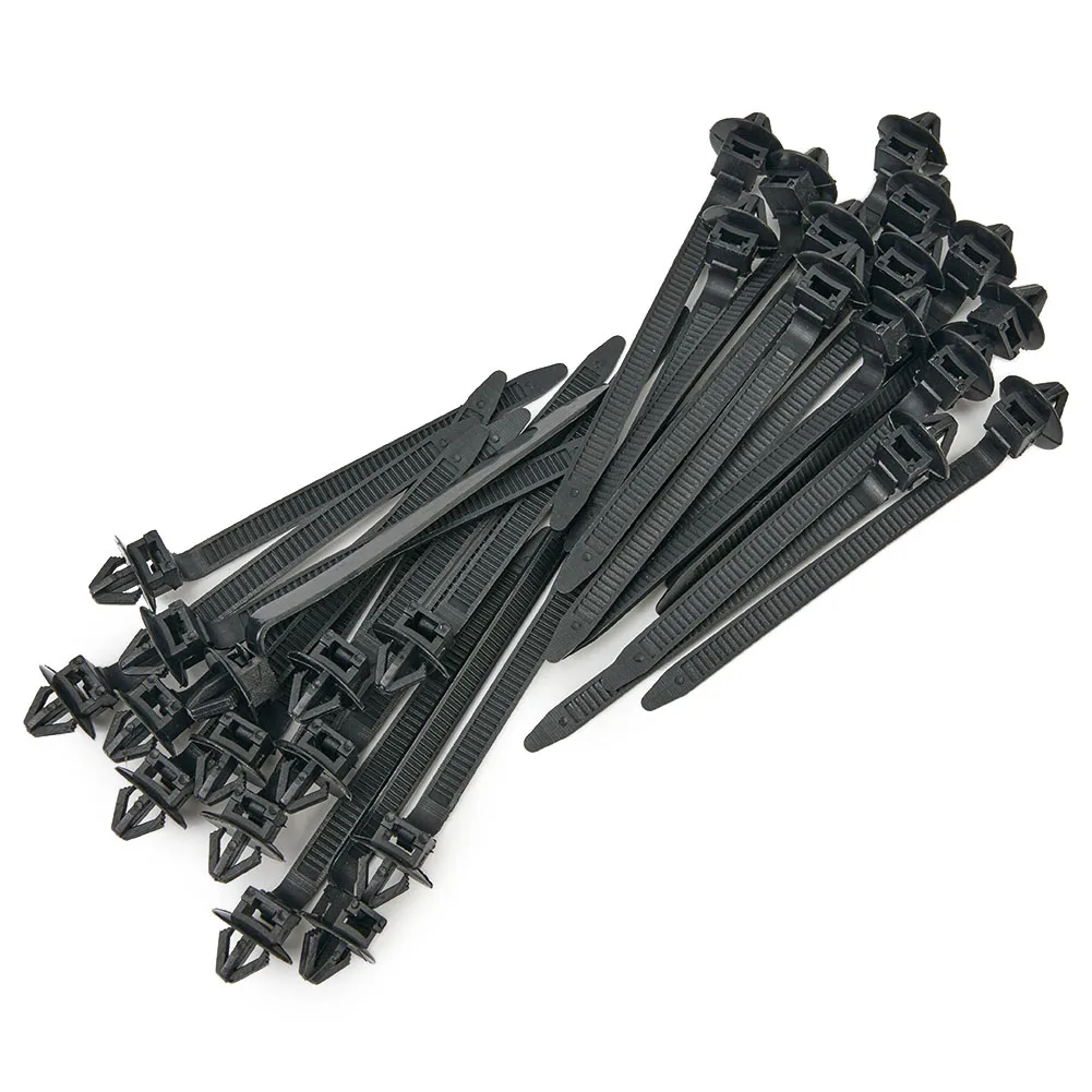 Car Fastener Fixed Hose Kit Nylon Set Cable Clips Fastener Fastening Strap Tie Wrap 50pcs High quality Practical
Car Fastener Fixed Hose Kit Nylon Set Cable Clips Fastener Fastening Strap Tie Wrap 50pcs High quality Practical