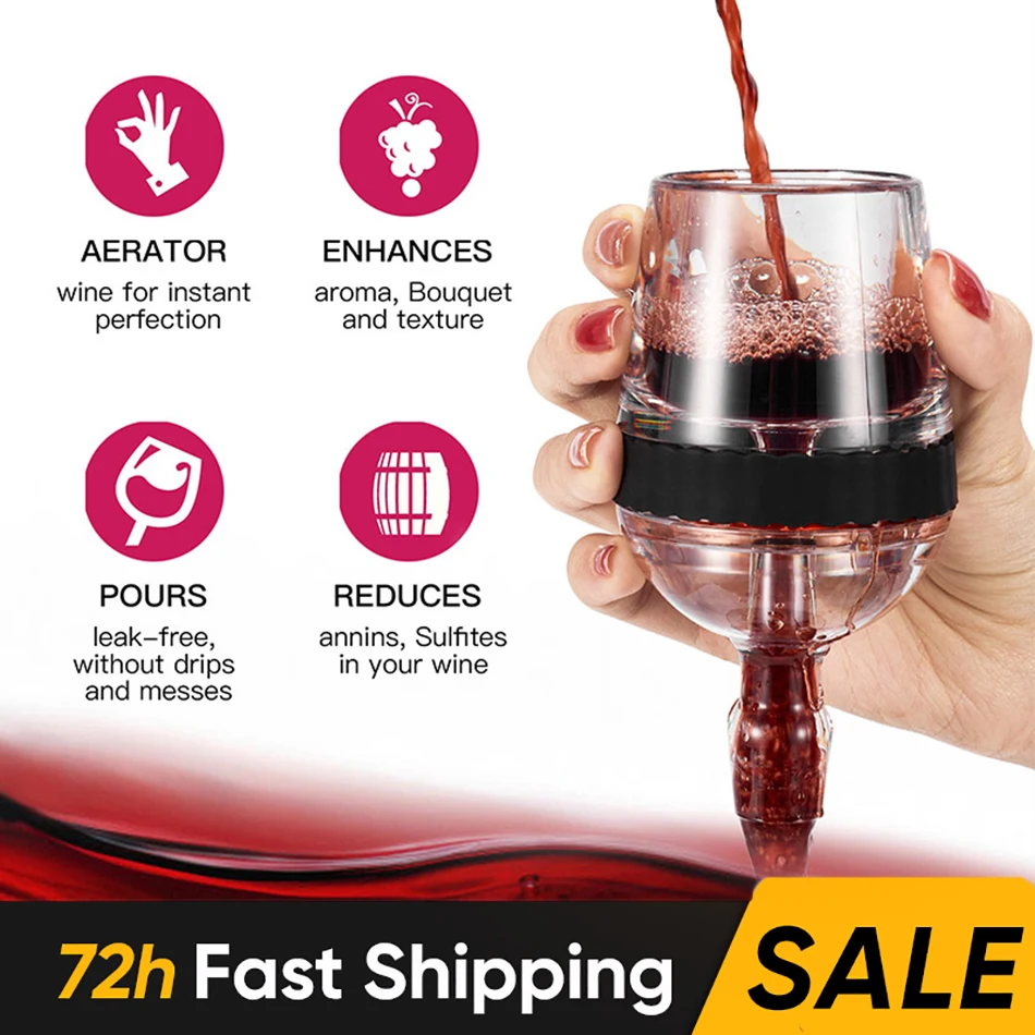 Wine Aerator Decanter Pourer Spout Set Red Wine Glass Aerating Strainer for Red and White Wine Christmas for Lover Gifts
Wine Aerator Decanter Pourer Spout Set Red Wine Glass Aerating Strainer for Red and White Wine Christmas for Lover Gifts