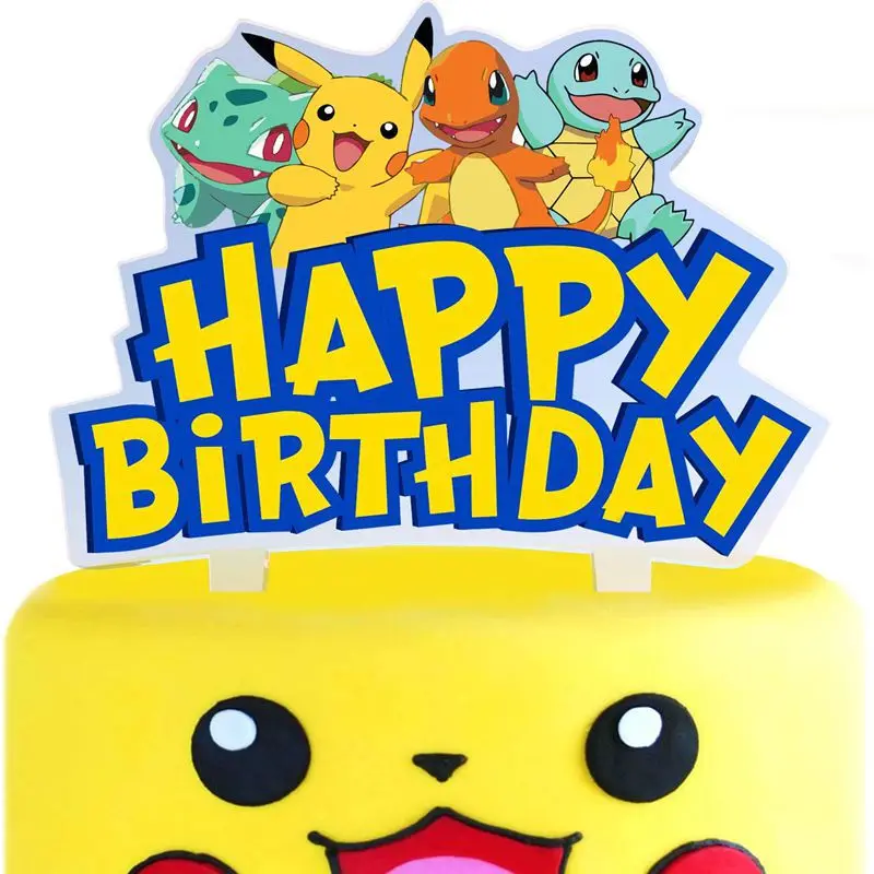 Pokémon theme Pikachu happy birthday card for baby baby birthday party supplies decoration
Pokémon theme Pikachu happy birthday card for baby baby birthday party supplies decoration