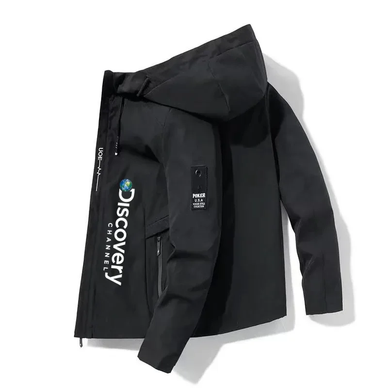 Men's jacket, Discovery Channel clothing, outdoor camping jacket, hiking, baseball, hooded sweatshirt, trench coat, adventure, 2
Men's jacket, Discovery Channel clothing, outdoor camping jacket, hiking, baseball, hooded sweatshirt, trench coat, adventure, 2