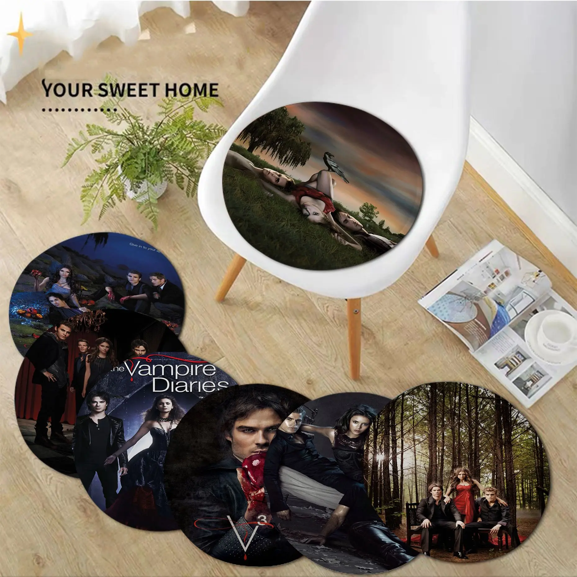 The Vampire Diaries Art Sofa Mat Dining Room Table Chair Cushions Unisex Fashion Anti-slip Chair Cushions
The Vampire Diaries Art Sofa Mat Dining Room Table Chair Cushions Unisex Fashion Anti-slip Chair Cushions