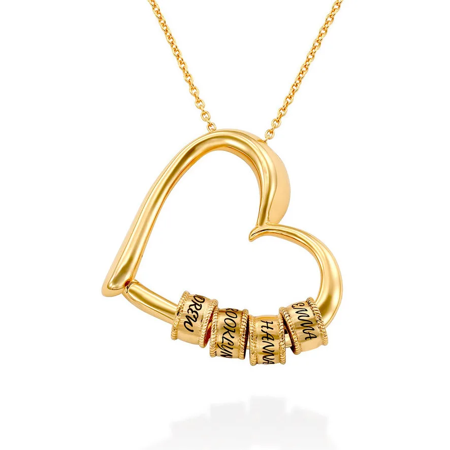 Personalized Name Heart Necklace Name Beads Necklace Heart Pendant Collares Para Mujer Personalized Mother's Day Gift Collar 목걸이
Personalized Name Heart Necklace Name Beads Necklace Heart Pendant Collares Para Mujer Personalized Mother's Day Gift Collar 목걸이