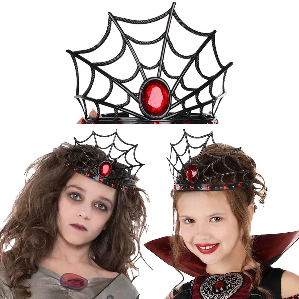 Kids Adult Horror Spider Headwear Queen Diamonds Crown Cosplay Headpiece Halloween Carnival Party Head Hoop Costume Props
Kids Adult Horror Spider Headwear Queen Diamonds Crown Cosplay Headpiece Halloween Carnival Party Head Hoop Costume Props