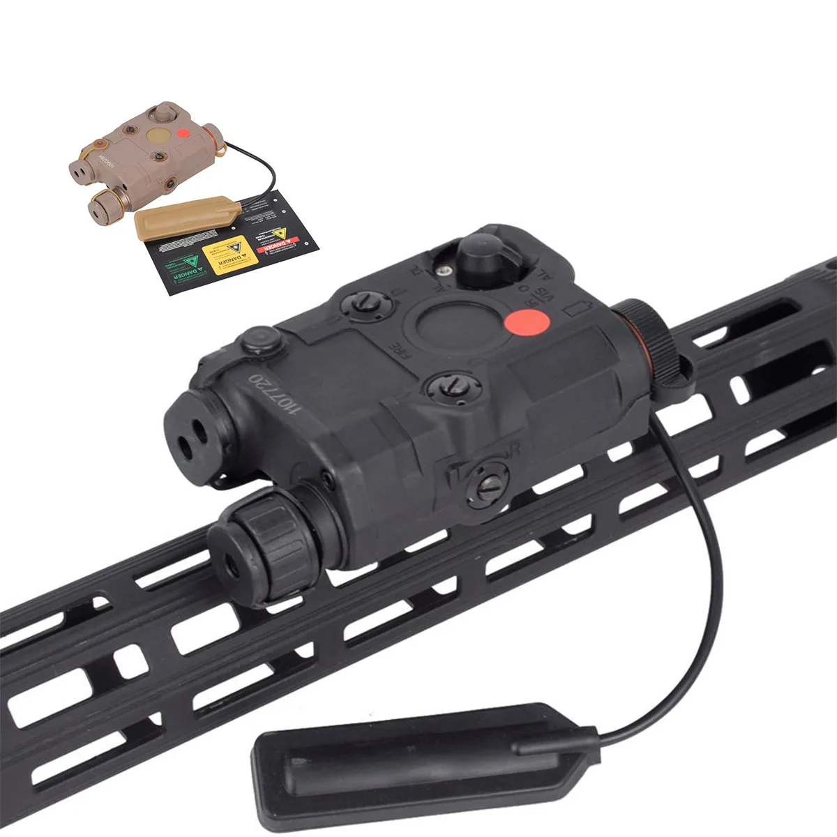 PEQ-15 Red Green Blue Dot Laser Sight White LED Flashlight Weapon Light Strobe Hunting AR15 Rifle Airsoft PEQ NO IR 
PEQ-15 Red Green Blue Dot Laser Sight White LED Flashlight Weapon Light Strobe Hunting AR15 Rifle Airsoft PEQ NO IR