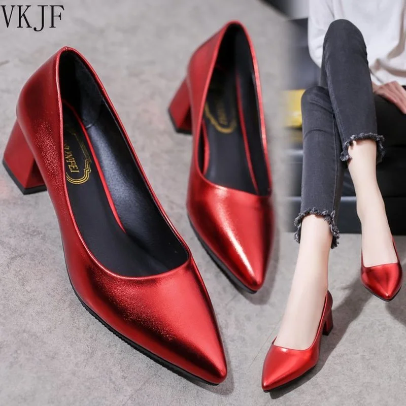 2022 New High Heels Female of The Pointed Shallow Mouth 5cm Women's Single Shoes Fashion Sexy Work Casual Shoes
2022 New High Heels Female of The Pointed Shallow Mouth 5cm Women's Single Shoes Fashion Sexy Work Casual Shoes
