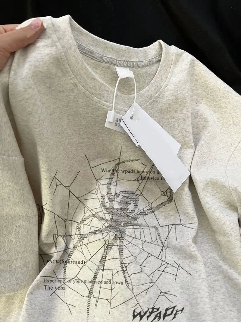 Summer Men and Women Loose Spider Trend Print Vintage Graphic T-shirt Couple Casual Hip Hop Round Neck Short Sleeve Top harajuku
Summer Men and Women Loose Spider Trend Print Vintage Graphic T-shirt Couple Casual Hip Hop Round Neck Short Sleeve Top harajuku