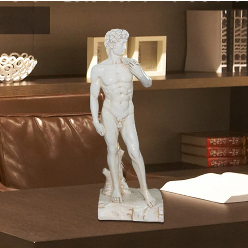 Art Sculpture David Figurine Full-Length Portrait Statue Michelangelo Buonarroti Home Decor Decoracion Salon Casa Room Office
Art Sculpture David Figurine Full-Length Portrait Statue Michelangelo Buonarroti Home Decor Decoracion Salon Casa Room Office