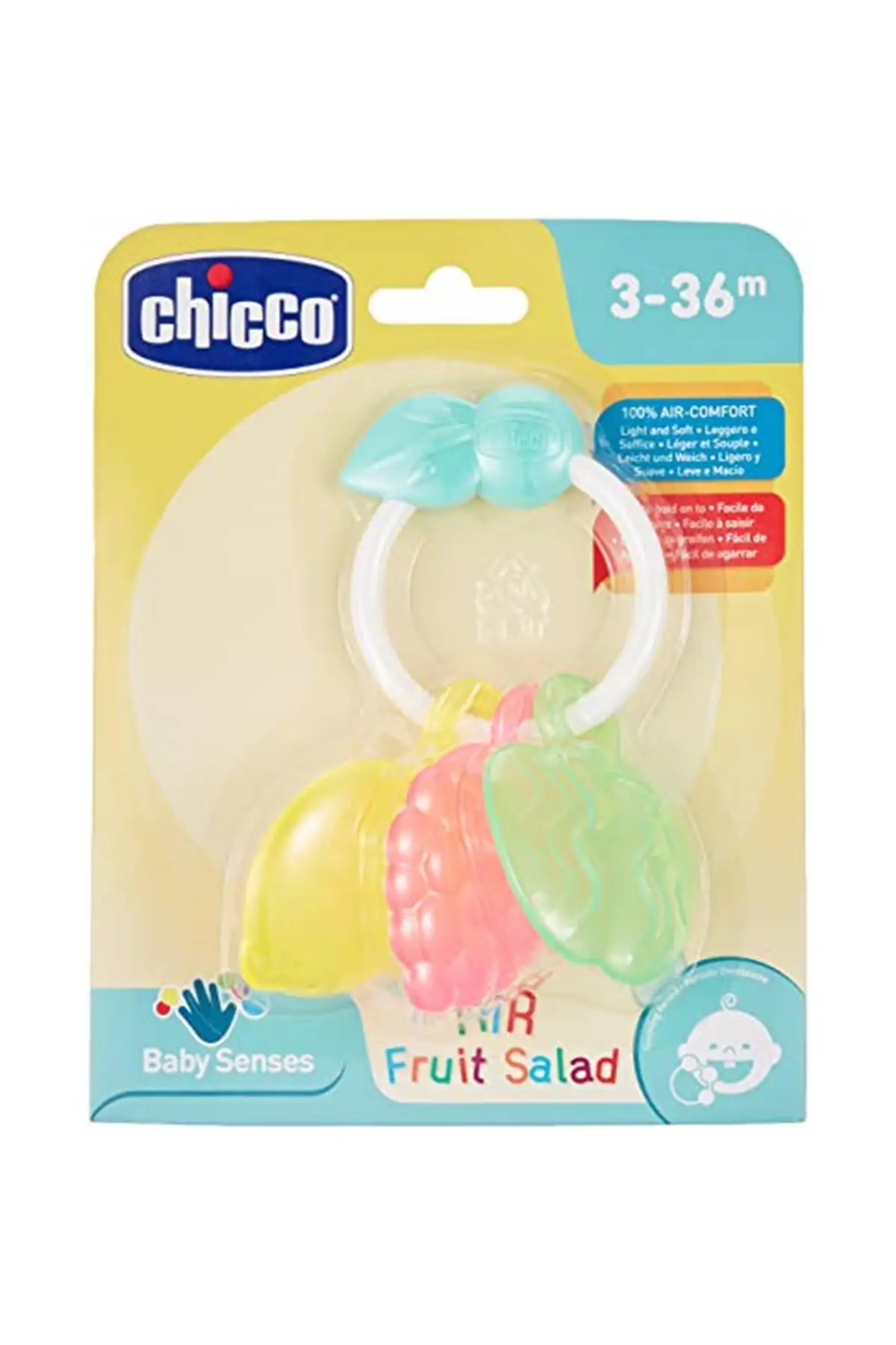 Бренд: Chicco Air Прорезыватель для фруктового салата Категория: Прорезыватель для полоскания рта и погремушка
Бренд: Chicco Air Прорезыватель для фруктового салата Категория: Прорезыватель для полоскания рта и погремушка