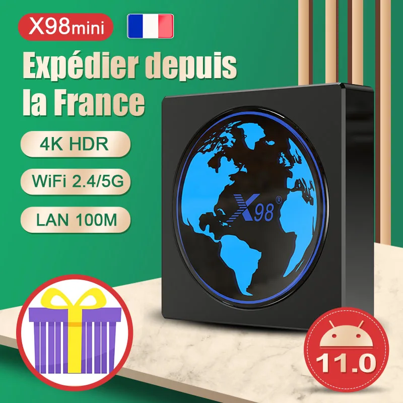ТВ-приставка 4K X98 Mini Smart Android 11,0, 4 Гб ОЗУ, поддержка BT Amlogic S905W2, H.265, медиаплеер 2022, Смарт ТВ-приставка с Wi-Fi 2,4/телефон
ТВ-приставка 4K X98 Mini Smart Android 11,0, 4 Гб ОЗУ, поддержка BT Amlogic S905W2, H.265, медиаплеер 2022, Смарт ТВ-приставка с Wi-Fi 2,4/телефон