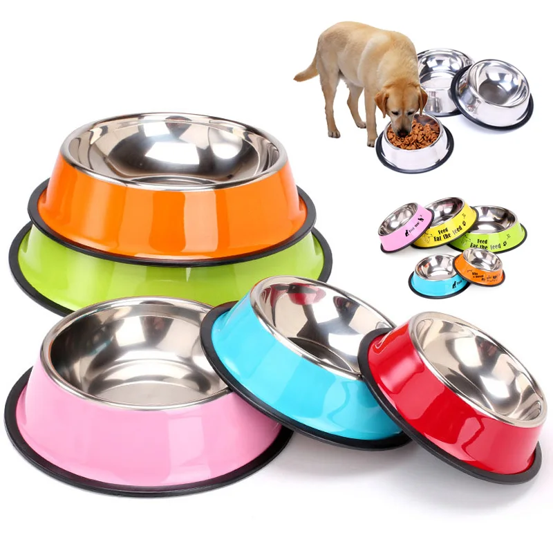 Pet Bowls Dog Food Water Feeder Stainless Steel Pet Drinking Dish Feeder Cat Puppy Feeding Supplies Small Outdoor Food Dish
Pet Bowls Dog Food Water Feeder Stainless Steel Pet Drinking Dish Feeder Cat Puppy Feeding Supplies Small Outdoor Food Dish
