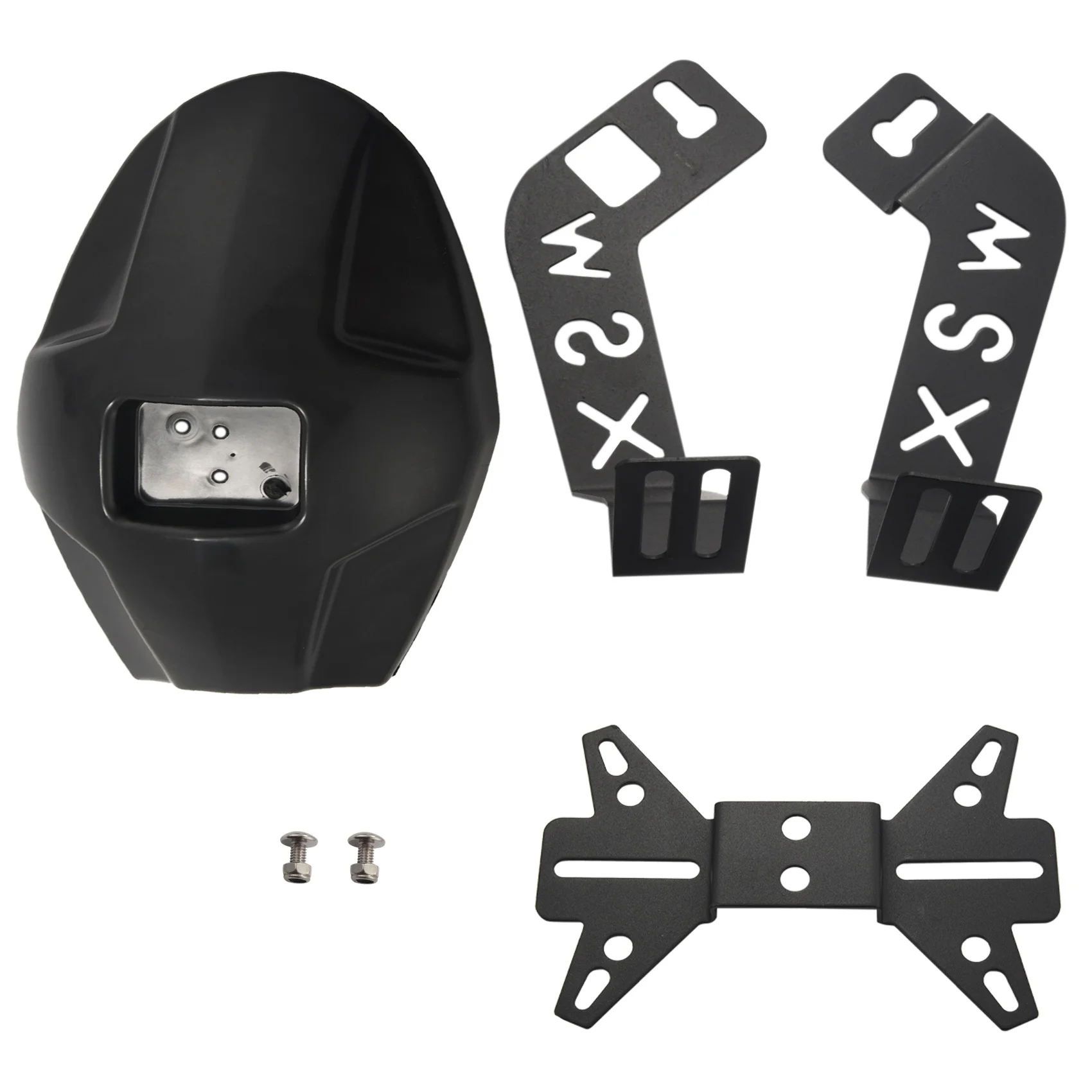 Motorcycle Rear Mudguard Wheel Tire Splash Cover Guard with License Plate Bracket for HONDA GROM MSX125 M3 (Black)
Motorcycle Rear Mudguard Wheel Tire Splash Cover Guard with License Plate Bracket for HONDA GROM MSX125 M3 (Black)