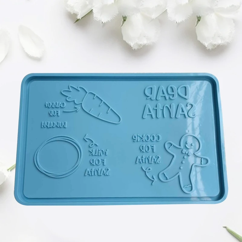 W0YA Handmade Christmas Plate Epoxy Resin Mold Cup Mat Tray Silicone Mould DIY Crafts Jewelry Making Tool
W0YA Handmade Christmas Plate Epoxy Resin Mold Cup Mat Tray Silicone Mould DIY Crafts Jewelry Making Tool