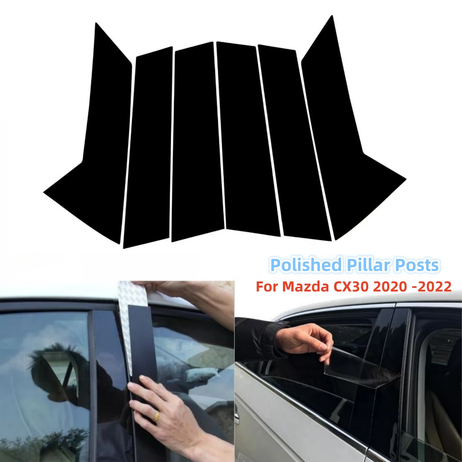 6pcs Polished Pillar Posts For Mazda CX30 2020-2022 Car Window Pillar Trim Cover BC Column Sticker Pegatinas Para Coche Exterior
6pcs Polished Pillar Posts For Mazda CX30 2020-2022 Car Window Pillar Trim Cover BC Column Sticker Pegatinas Para Coche Exterior