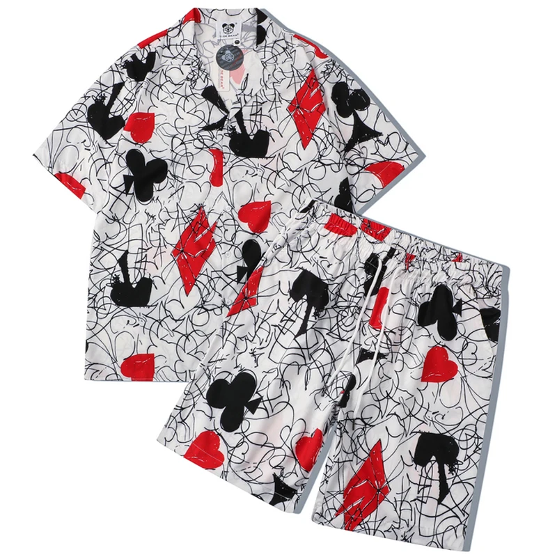 Mens Short Sleeve Shirts Sets Vintage Graffiti Printed Button Blouses 2022 Summer Unisex Oversize Casual Hawaii Set Streetwear
Mens Short Sleeve Shirts Sets Vintage Graffiti Printed Button Blouses 2022 Summer Unisex Oversize Casual Hawaii Set Streetwear