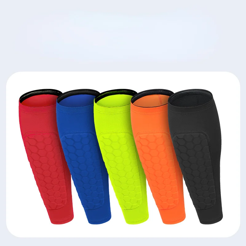 

1pc Honeycomb Anti-collision Sports Shin Gurrds Outdoor Football Basketball Cycling Equestrian Leg Protectors Sports Safety