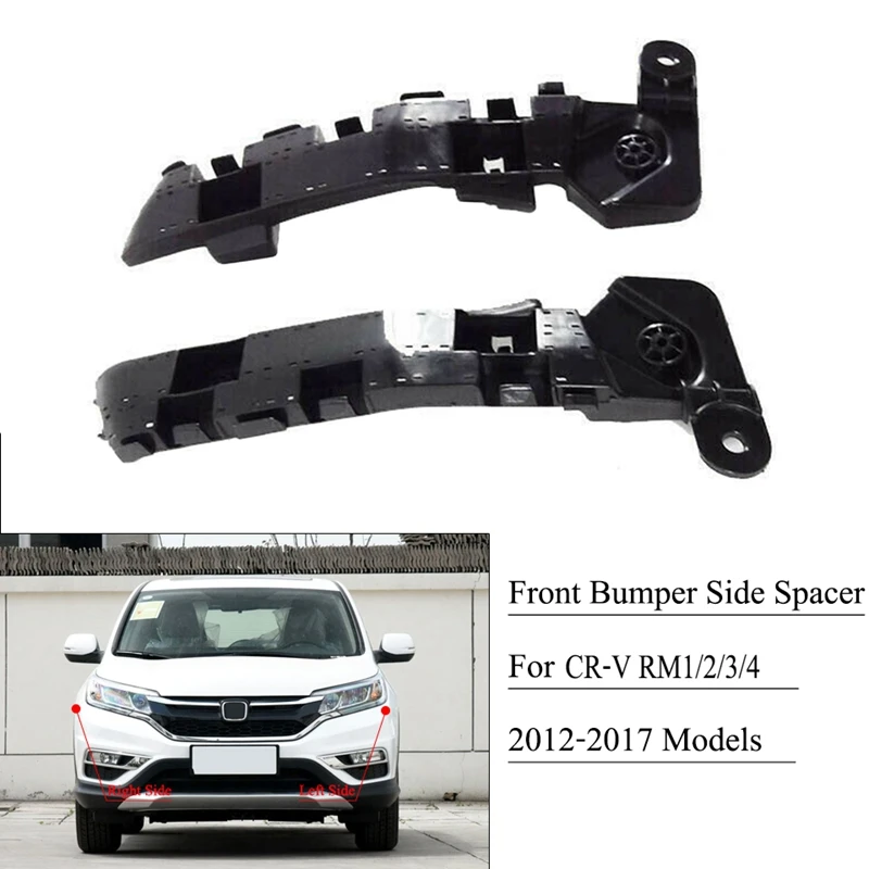 

2X Front Bumper Side Spacer Support Holder Bracket 71198-T0A-A01 71193-T0A-A01 for HONDA CRV 2012-2017