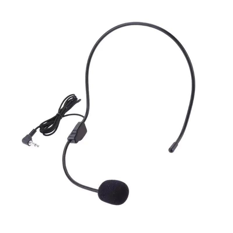 Speech Headset Mic For Teaching Meeting Portable Head-mounted Headset Microphone Wired 3.5mm Plug Guide Lecture
Speech Headset Mic For Teaching Meeting Portable Head-mounted Headset Microphone Wired 3.5mm Plug Guide Lecture