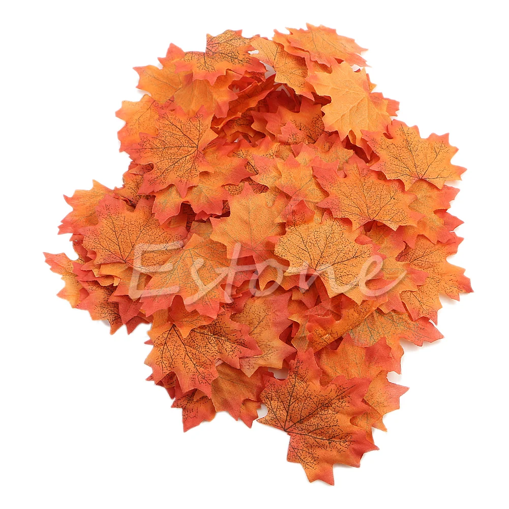 Fashion 100pcs Fall Silk Leaves Wedding Favor Autumn Maple Leaf Decorations Drop ship
Fashion 100pcs Fall Silk Leaves Wedding Favor Autumn Maple Leaf Decorations Drop ship