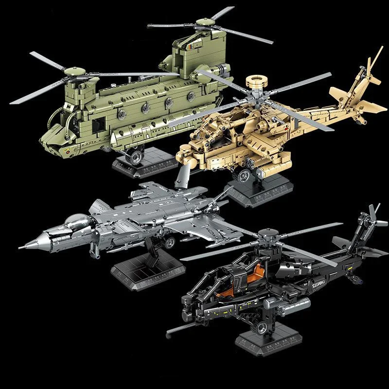Военный вертолет боец блок DIY Ач-64 Апач CH-47 Chinook J-20 самолет строительные кирпичные игрушки для мальчиков детей
Военный вертолет боец блок DIY Ач-64 Апач CH-47 Chinook J-20 самолет строительные кирпичные игрушки для мальчиков детей