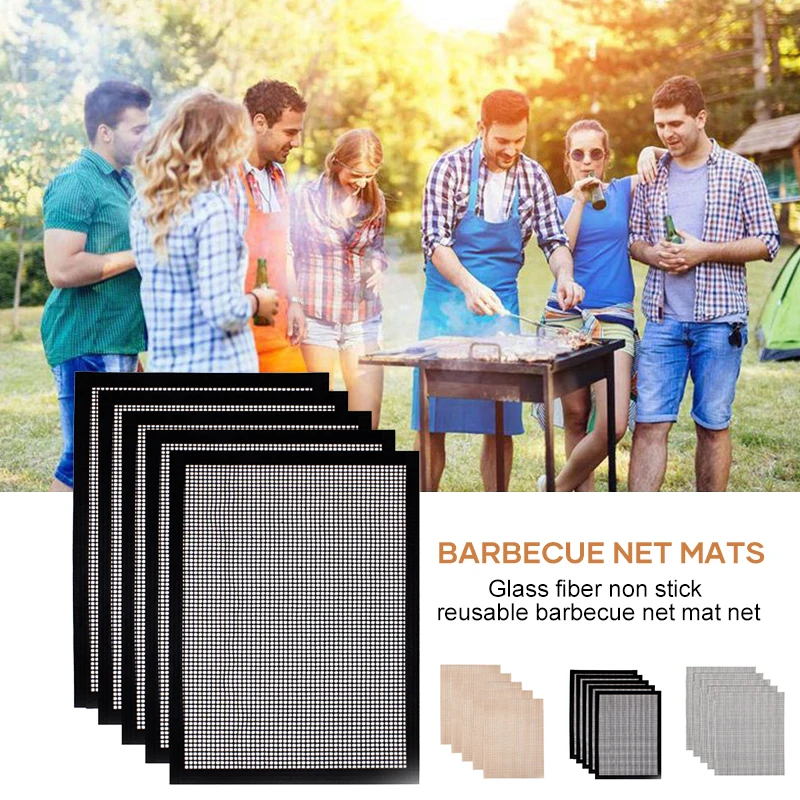 33 X 40cm 5pcs Grill Mesh Mat Non Stick BBQ Grill Mats for Outdoor Grill Reusable BBQ Sheets for Gas Grill Hot
33 X 40cm 5pcs Grill Mesh Mat Non Stick BBQ Grill Mats for Outdoor Grill Reusable BBQ Sheets for Gas Grill Hot