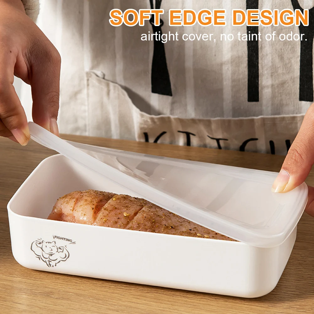 Plastic Storage Box Reusable Non-toxic Meat Food Container Organizer with Airtight Lid Freezer Microwave Oven Safe
Plastic Storage Box Reusable Non-toxic Meat Food Container Organizer with Airtight Lid Freezer Microwave Oven Safe