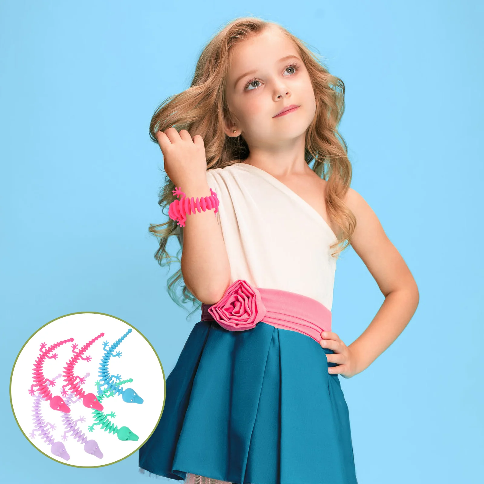 6 Pcs Kids Bracelets Boys Fossil Stress Relieve Stretchy Animal Bone Toy Wear-resistant Wristbands Children Plaything
6 Pcs Kids Bracelets Boys Fossil Stress Relieve Stretchy Animal Bone Toy Wear-resistant Wristbands Children Plaything