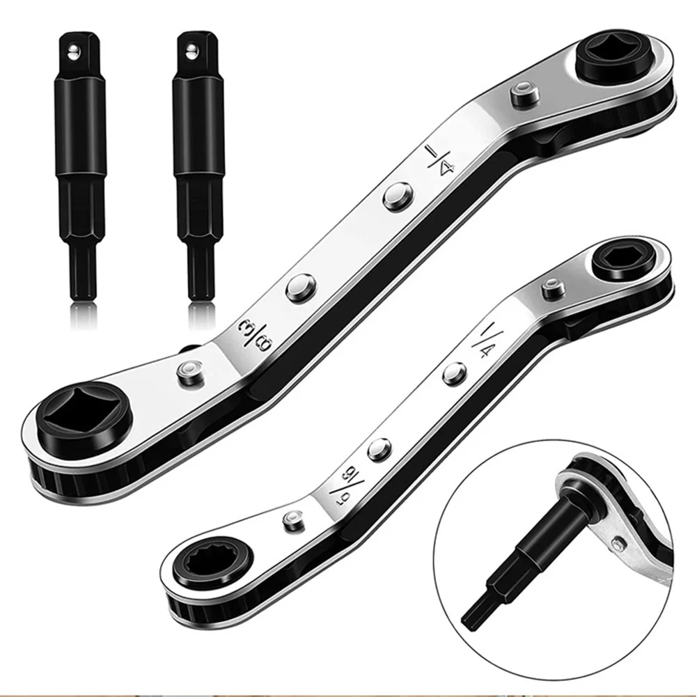 1 Set Ratchet Manual Wrench Refrigeration Service Wrench Set Air Condition Refrigeration Valve Hand Tools 1/4 3/8 3/16 5/16
1 Set Ratchet Manual Wrench Refrigeration Service Wrench Set Air Condition Refrigeration Valve Hand Tools 1/4 3/8 3/16 5/16